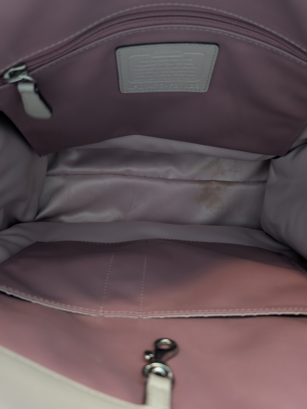 Coach Charlie Leather Tote - Picture 4 of 5